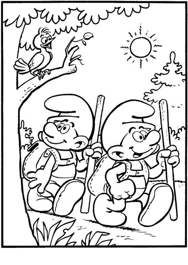 Smurf Coloring Pages Picture 21 – Free Printable Smurf Coloring ...