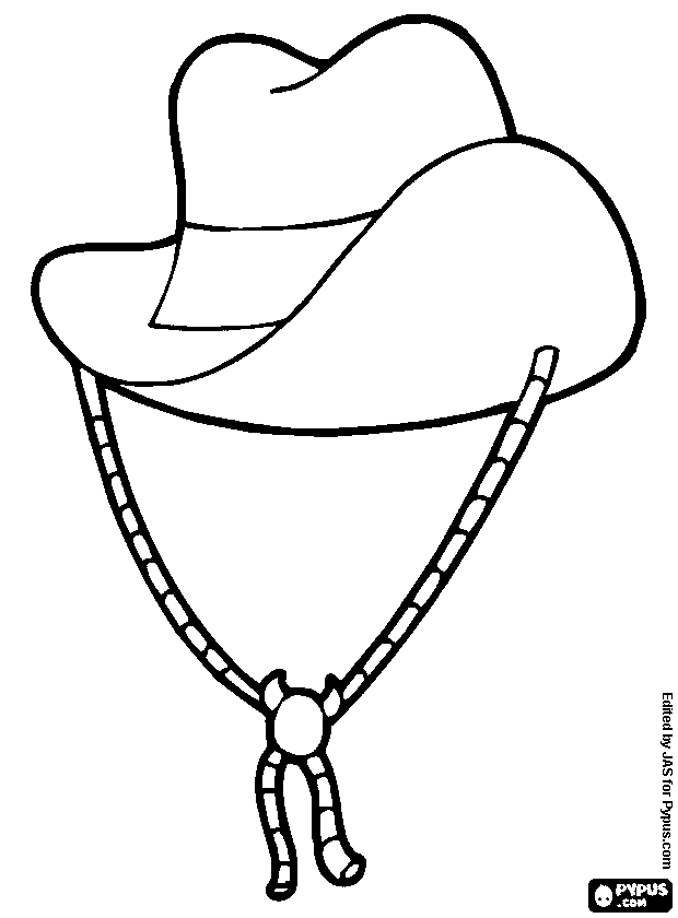 Cowboy Hat Coloring Book - Get Coloring Pages