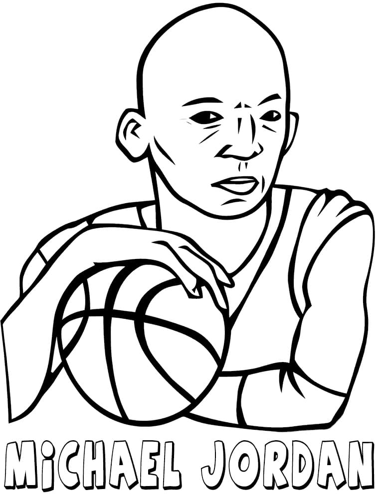 Michael Jordan Coloring Pages - Free Printable Coloring Pages for Kids