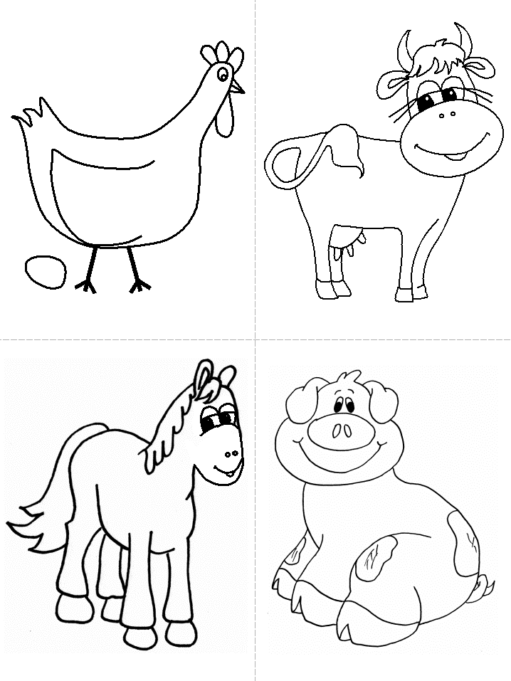 Farm Coloring Pages For Preschool   Coloring Home