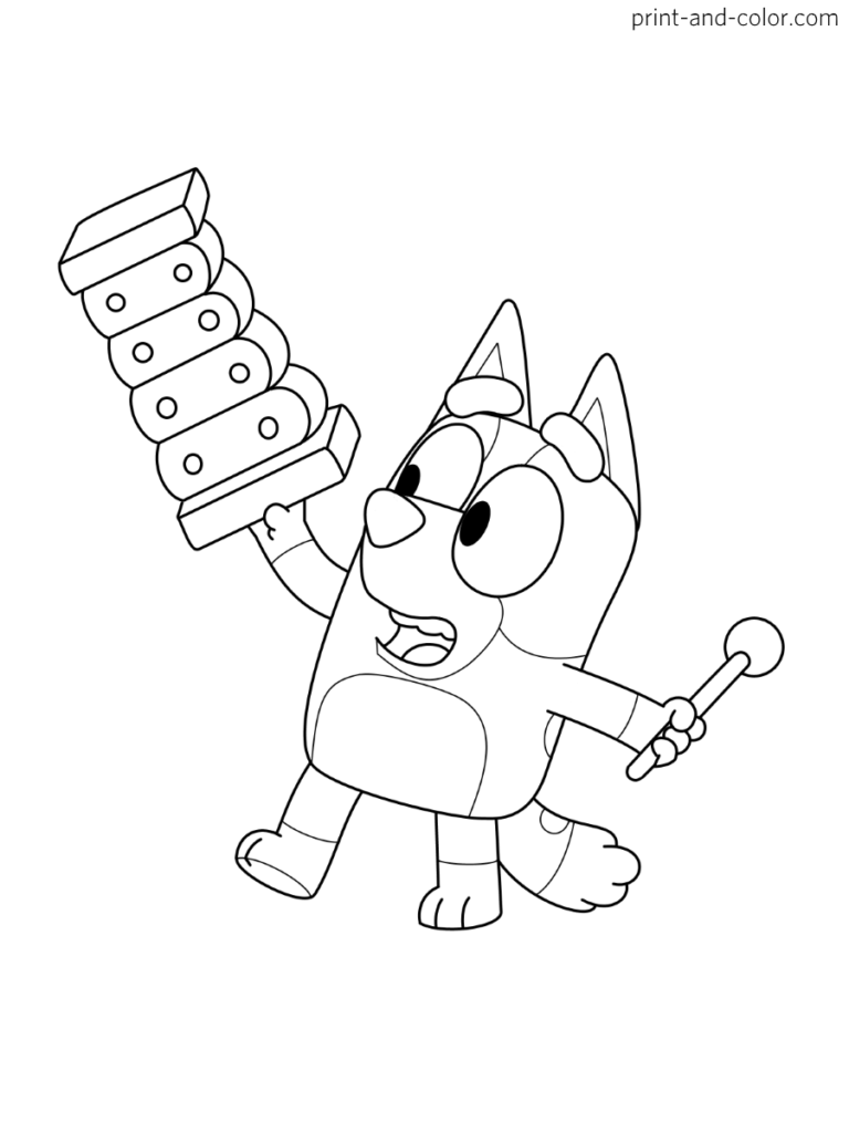 Bluey Coloring Pages   Coloring Home