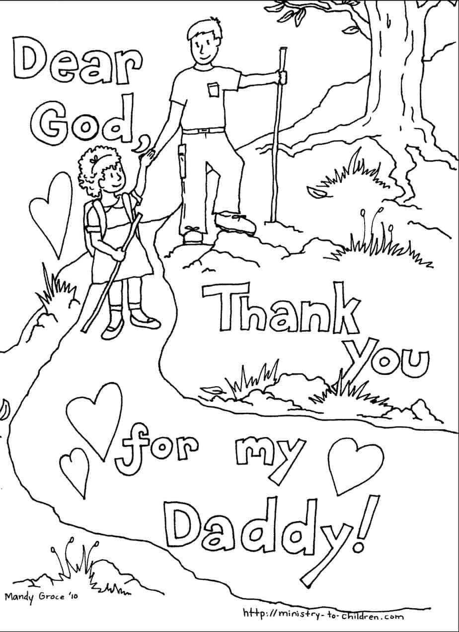 Father's Day Coloring Pages (100% Free) Easy Print PDF