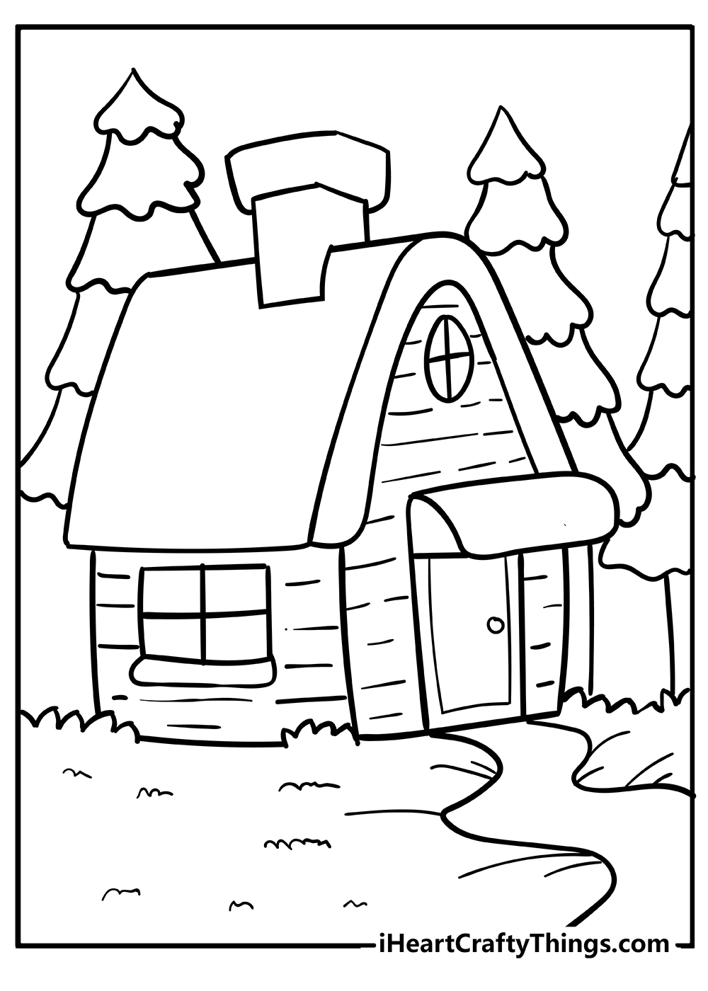 Printable House Coloring Pages (Updated 2022)