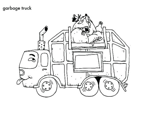 Coloring Pages | Best Garbage Truck Coloring Pages Printable