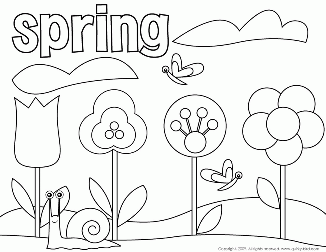 jugando-ingl-spring-coloring-pages-532533 Â« Coloring Pages for ...