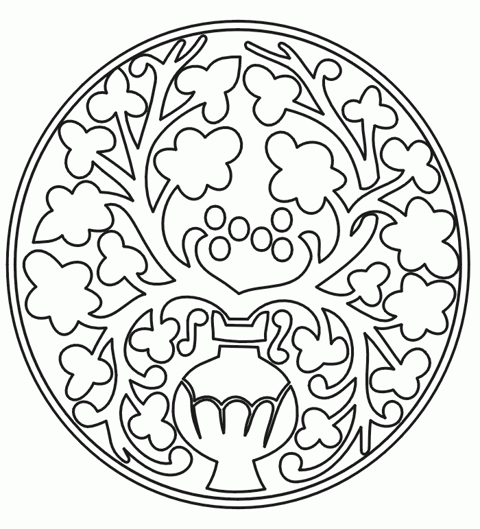 Related Patterns Coloring Pages item-13857, Medieval Pattern ...