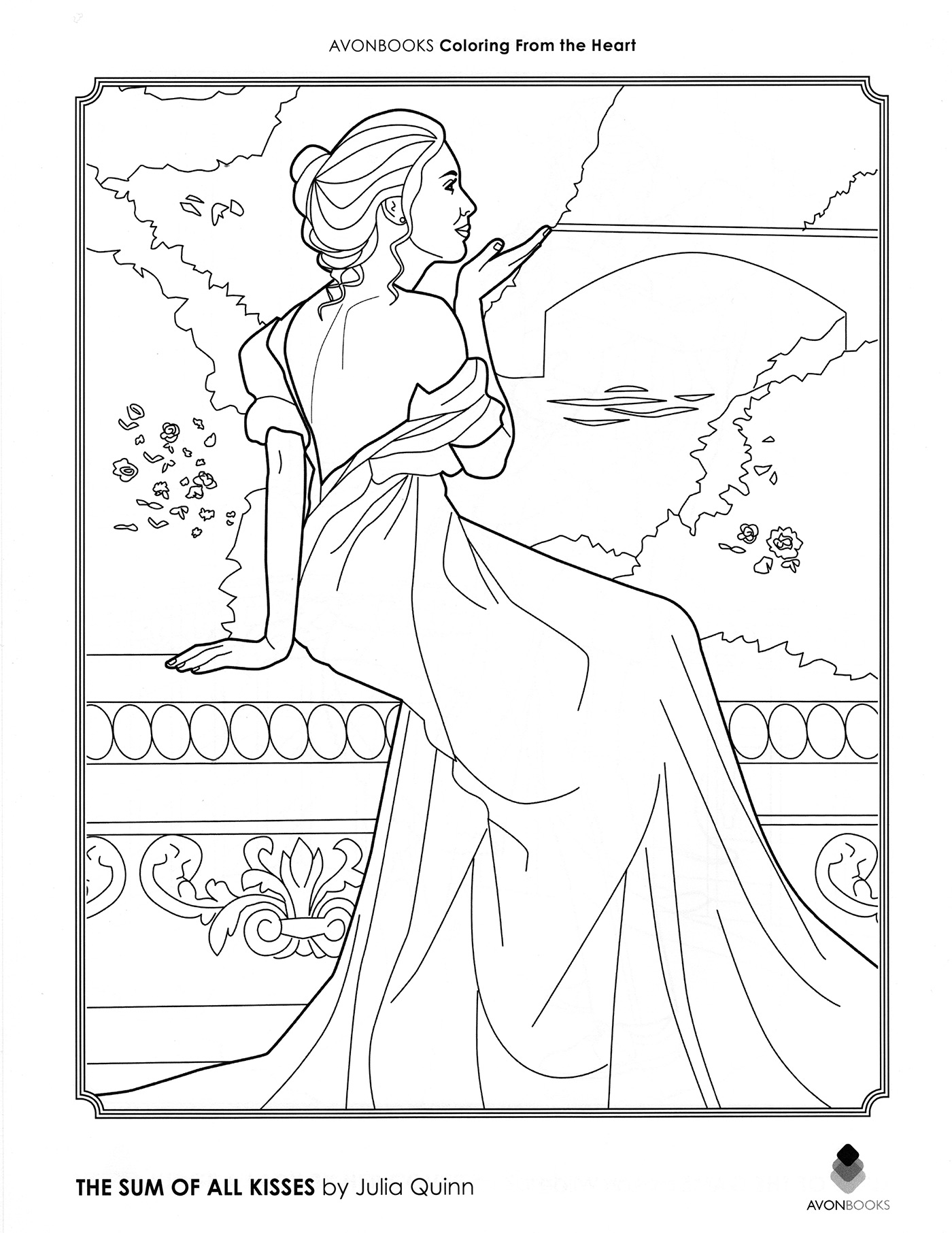 The Sum of All Kisses Coloring Page | Julia Quinn | Author of Historical  Romance Novels