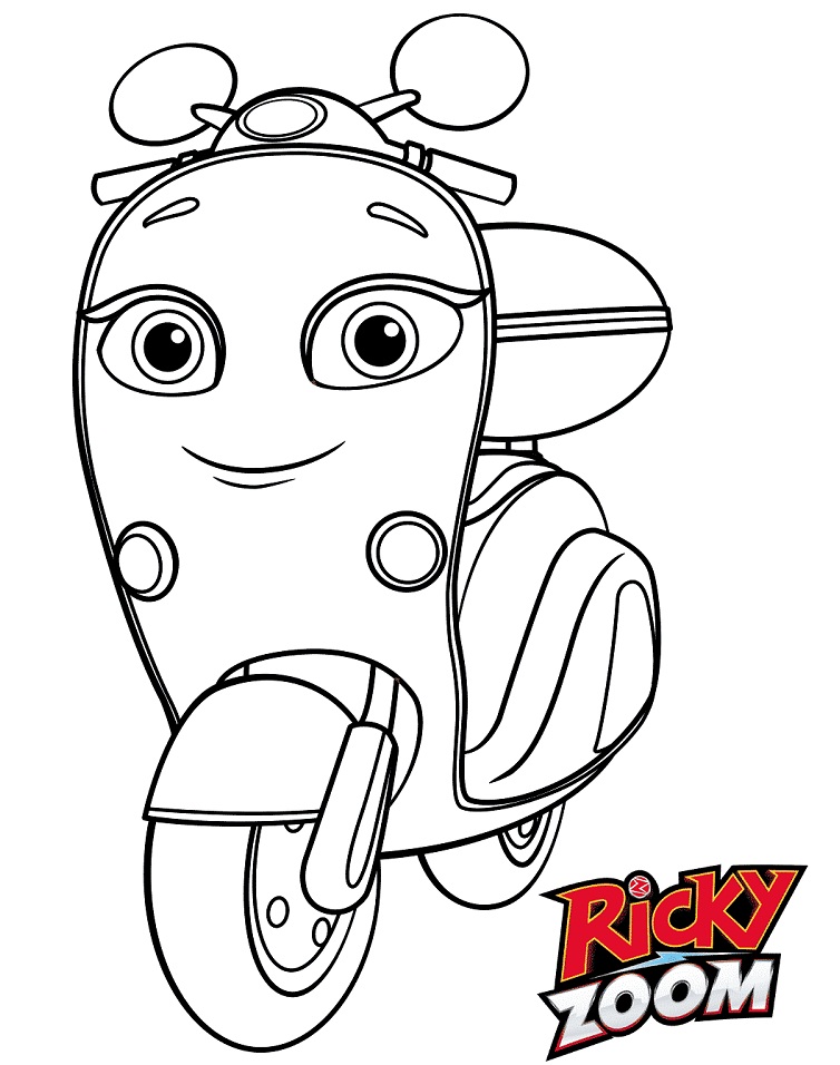 Ricky Zoom Coloring Pages - Free Printable Coloring Pages for Kids