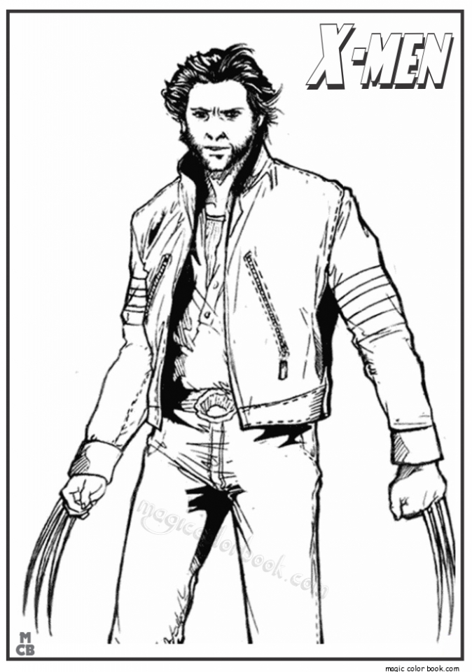 Get This Image of Wolverine Coloring Pages to Print for Kids EhR0n !