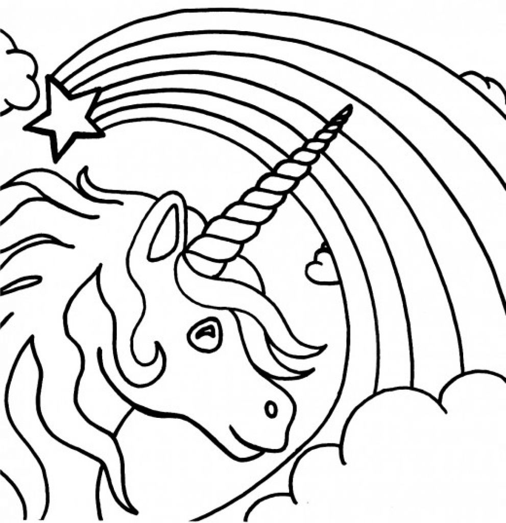 Coloring pages, Unicorns and Coloring