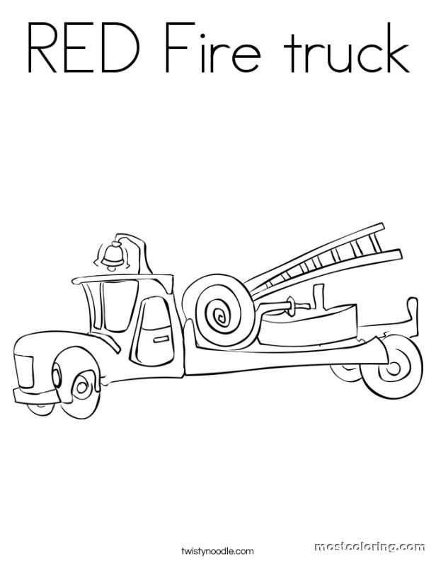 free fire truck  printable 