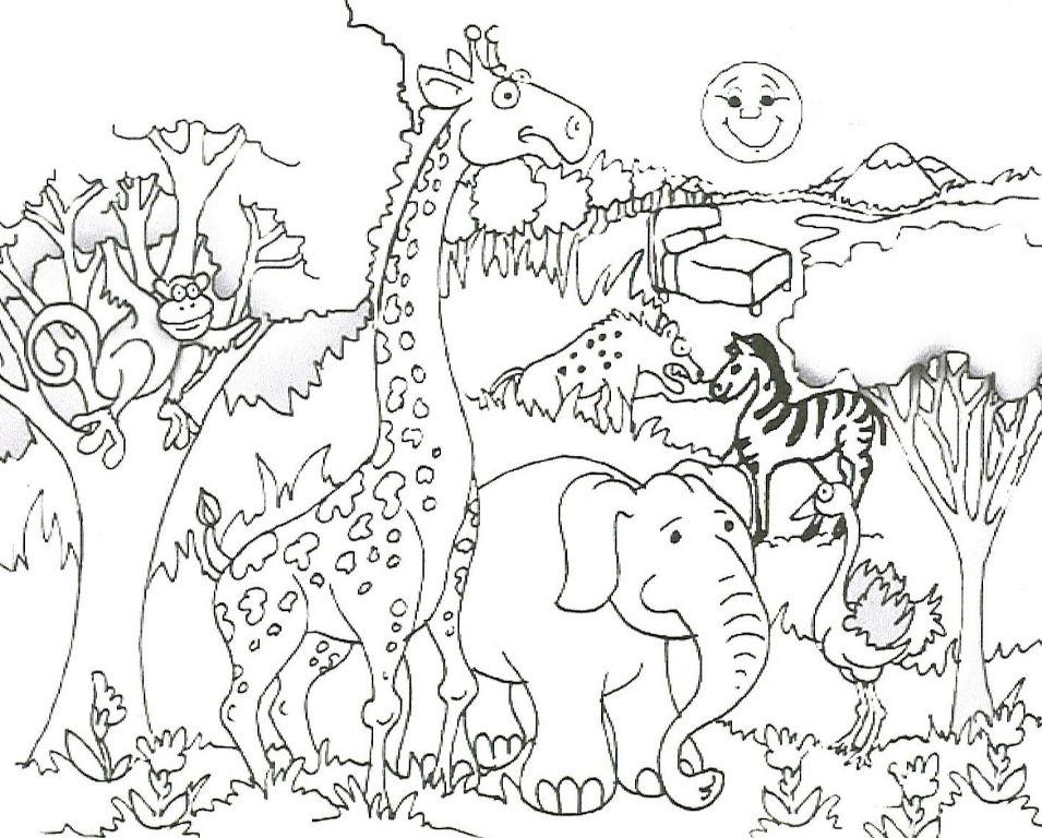 Baby Animals Coloring Pages — New Coloring Pages Collections : New ...