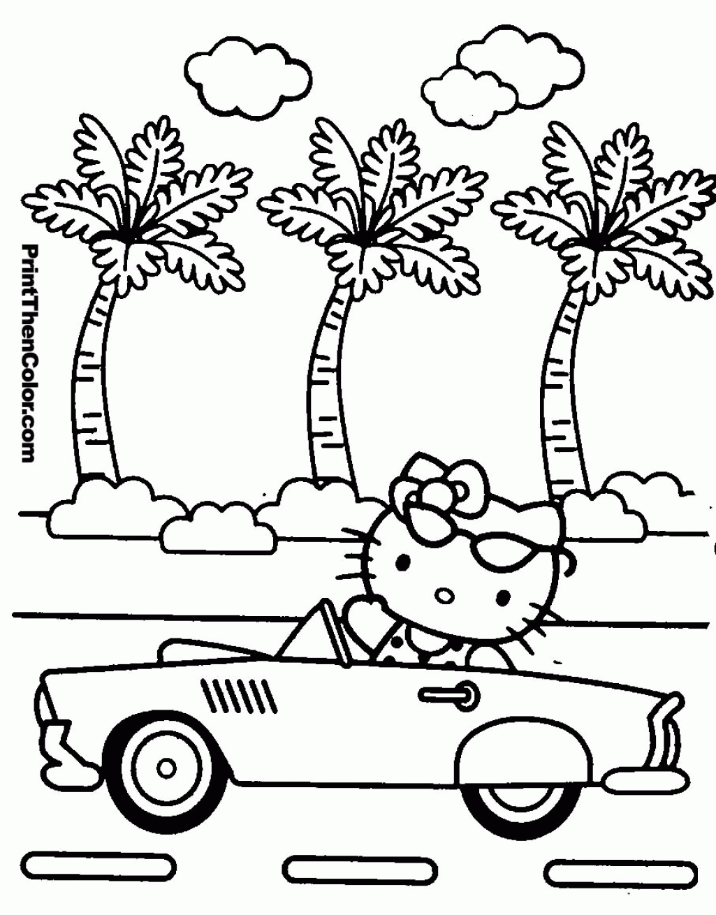 Hello Kitty Coloring Pages Part 2 Coloring Pages Hello Kitty ...