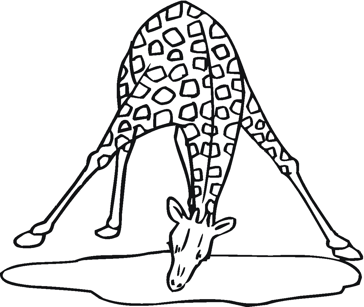 Download Giraffe Coloring Pages To Boost Your Mood - Coloring Home
