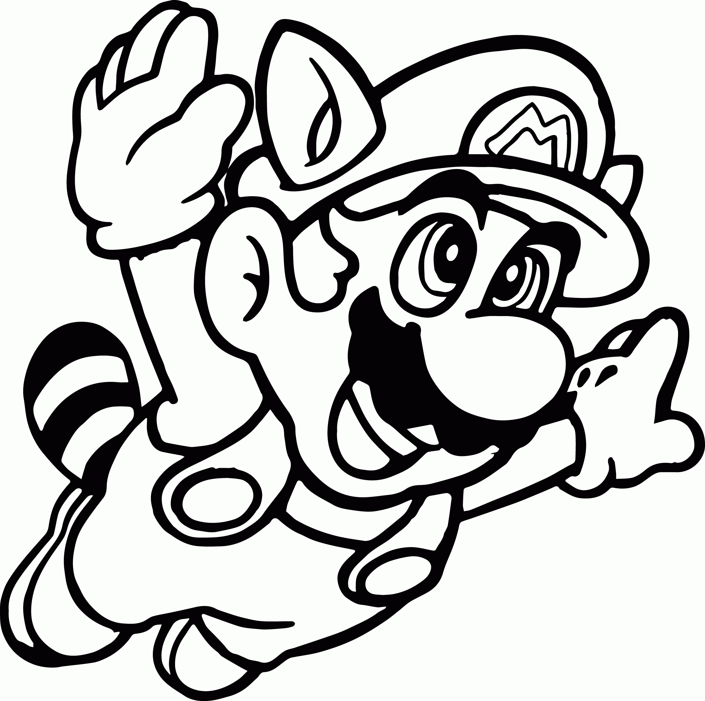 Super Mario Easter Coloring Pages - Coloring Home