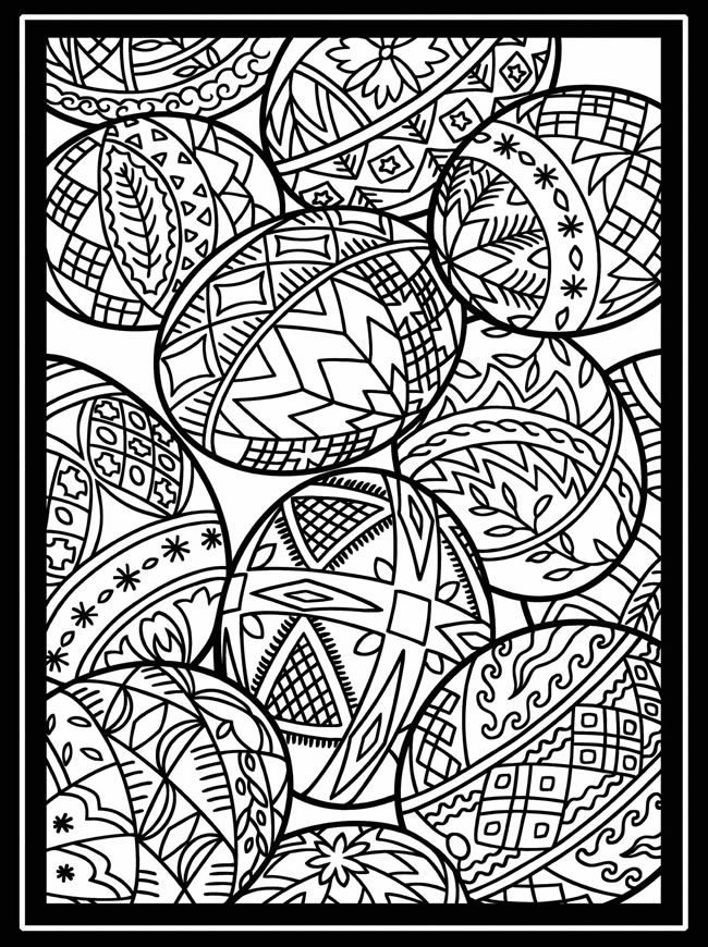 Advanced Egg Coloring Page - Ð¡oloring Pages For All Ages