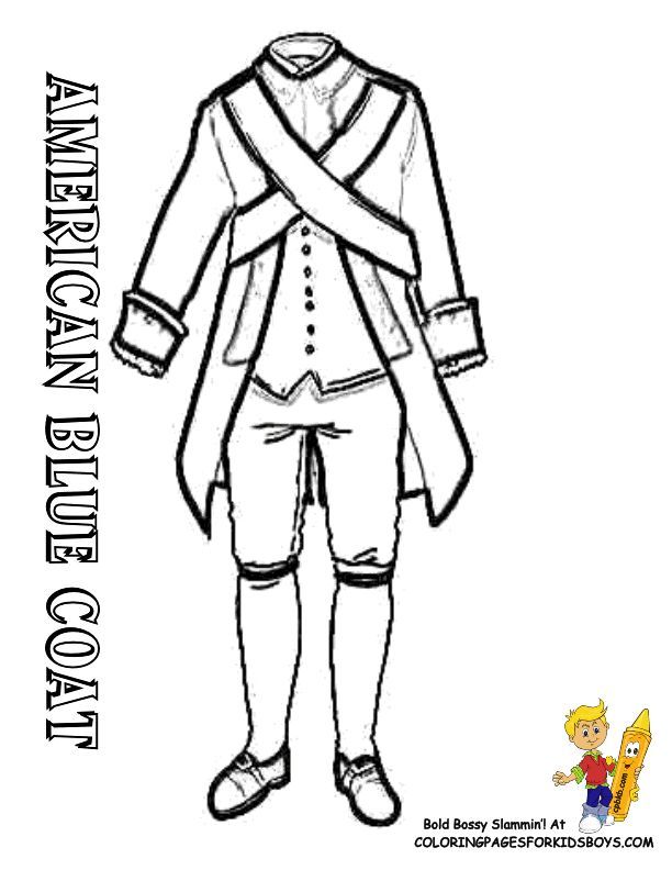 american revolution coloring pages for kids - Google Search | Unit ...