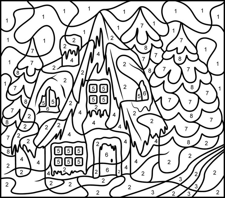 Free Printable Color by Number Coloring Pages - Best ...