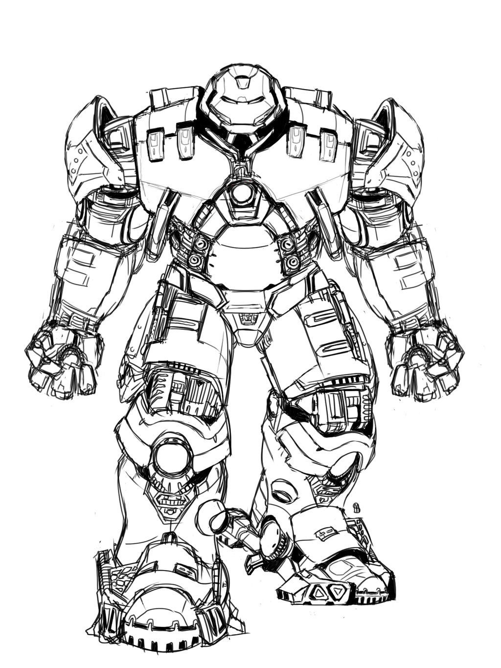 Hulkbuster Colouring Pages - Free Printable Hulk Coloring Pages For ...