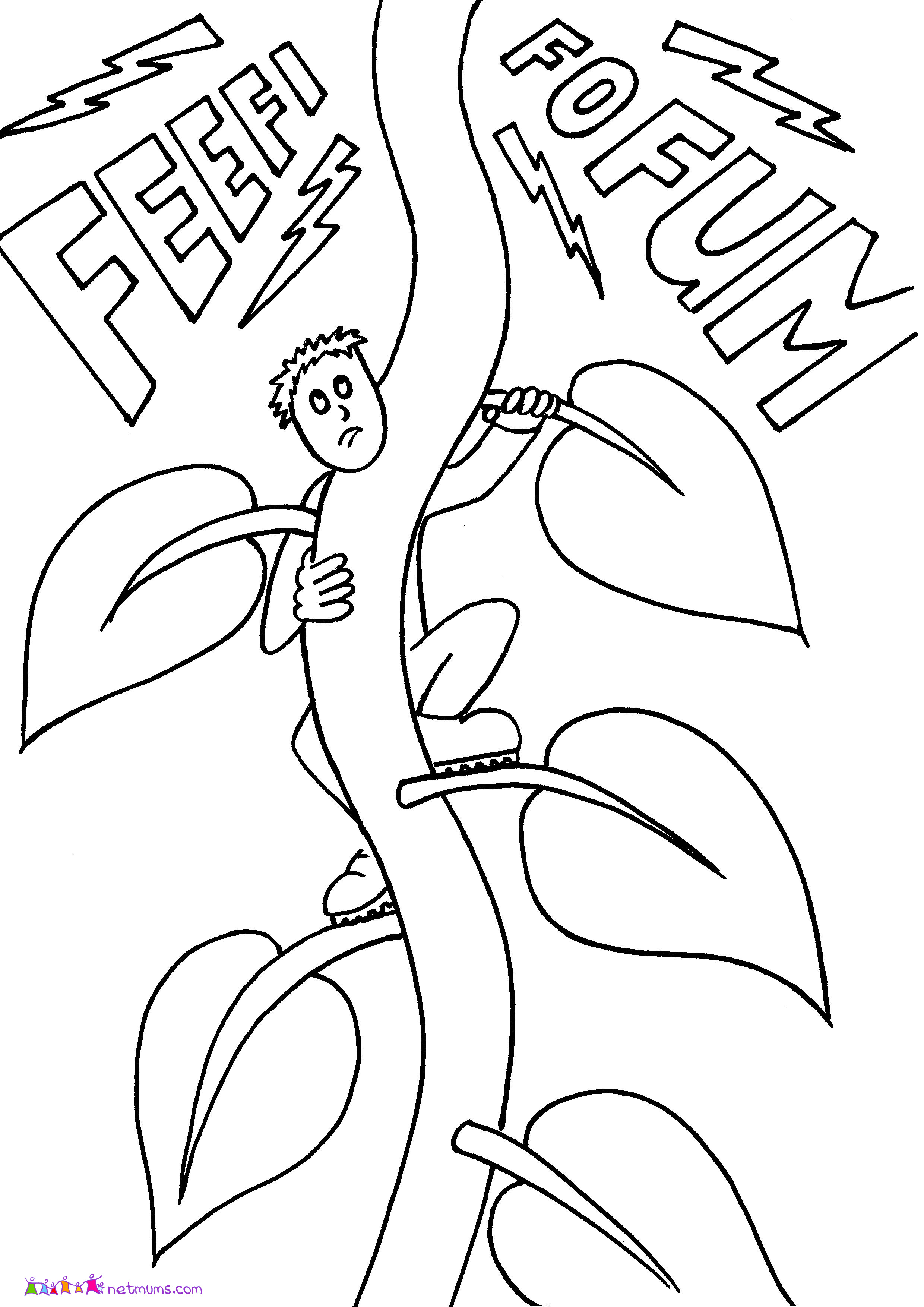 Epic Jack And The Beanstalk Coloring Pages 51 On Coloring Site ...