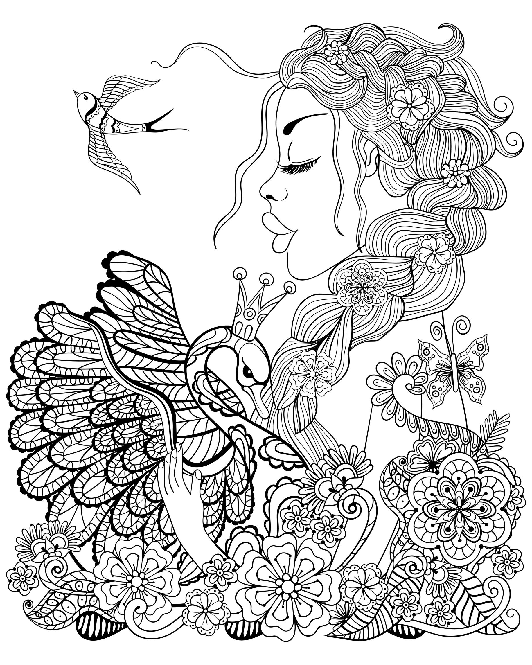 Fairy Page For Adults - Coloring Home