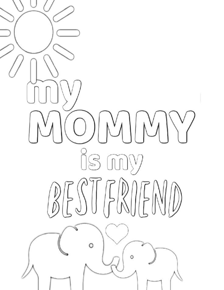 Looking for a simple but awesome Mother's Day gift idea? Check out these  FREE printable Mothe… | Mothers day coloring pages, Mom coloring pages,  Mother's day colors