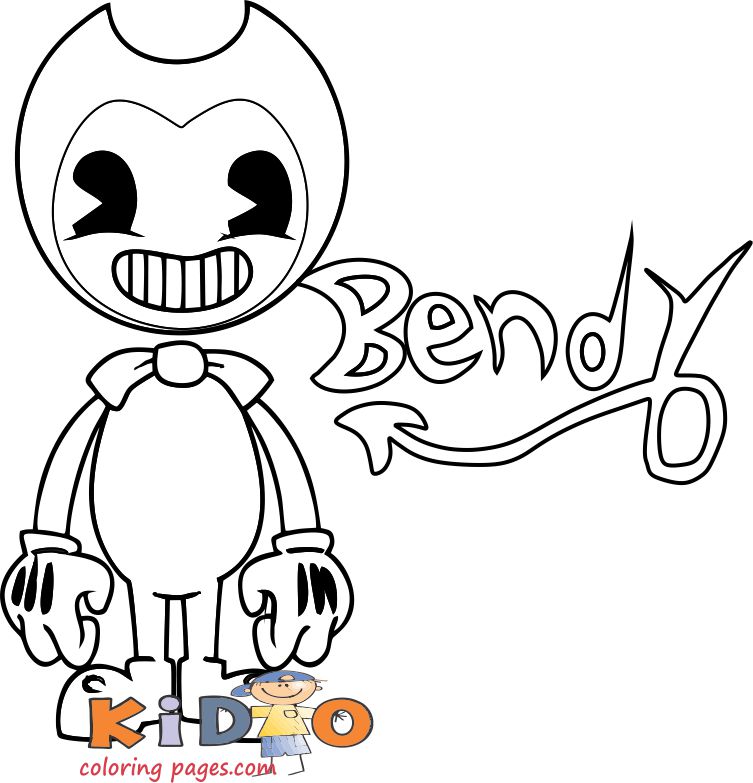 Coloring Pages Bendy And The Ink Machine Kids Coloring Pages Coloring Home