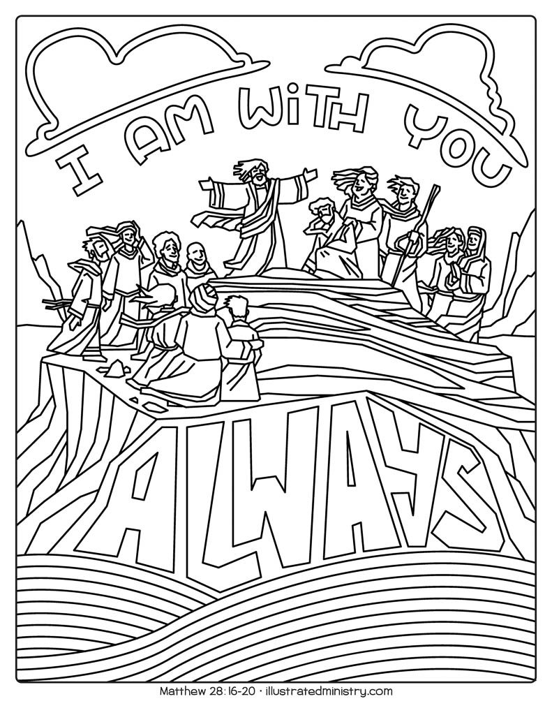 Bible Story Coloring Pages: Summer 2020 - Illustrated Ministry