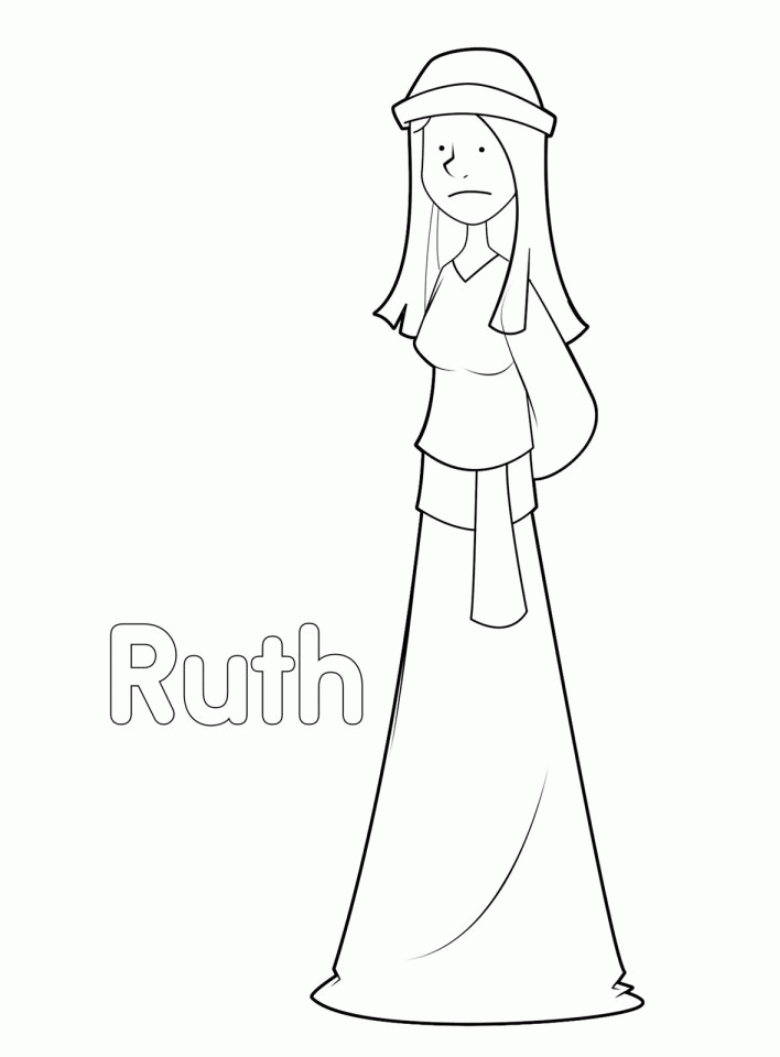 Ruth Coloring Page