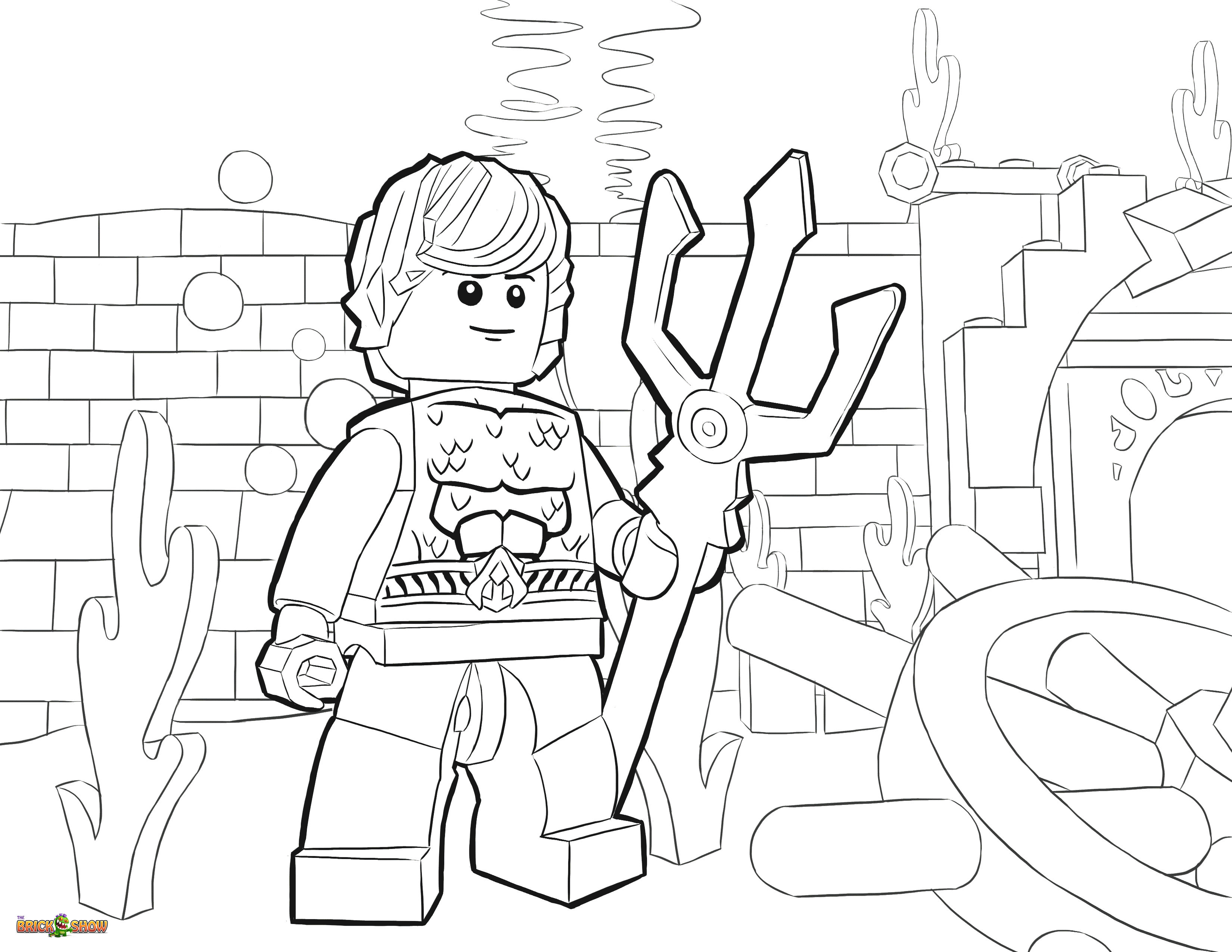 LEGO DC Universe Super Heroes Coloring Pages : Free Printable LEGO ...
