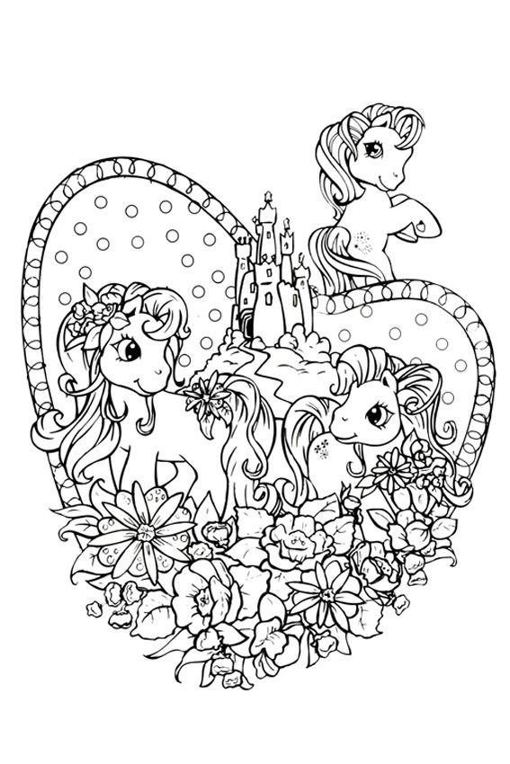 Christmas My Little Pony Coloring Pages - Coloring Home