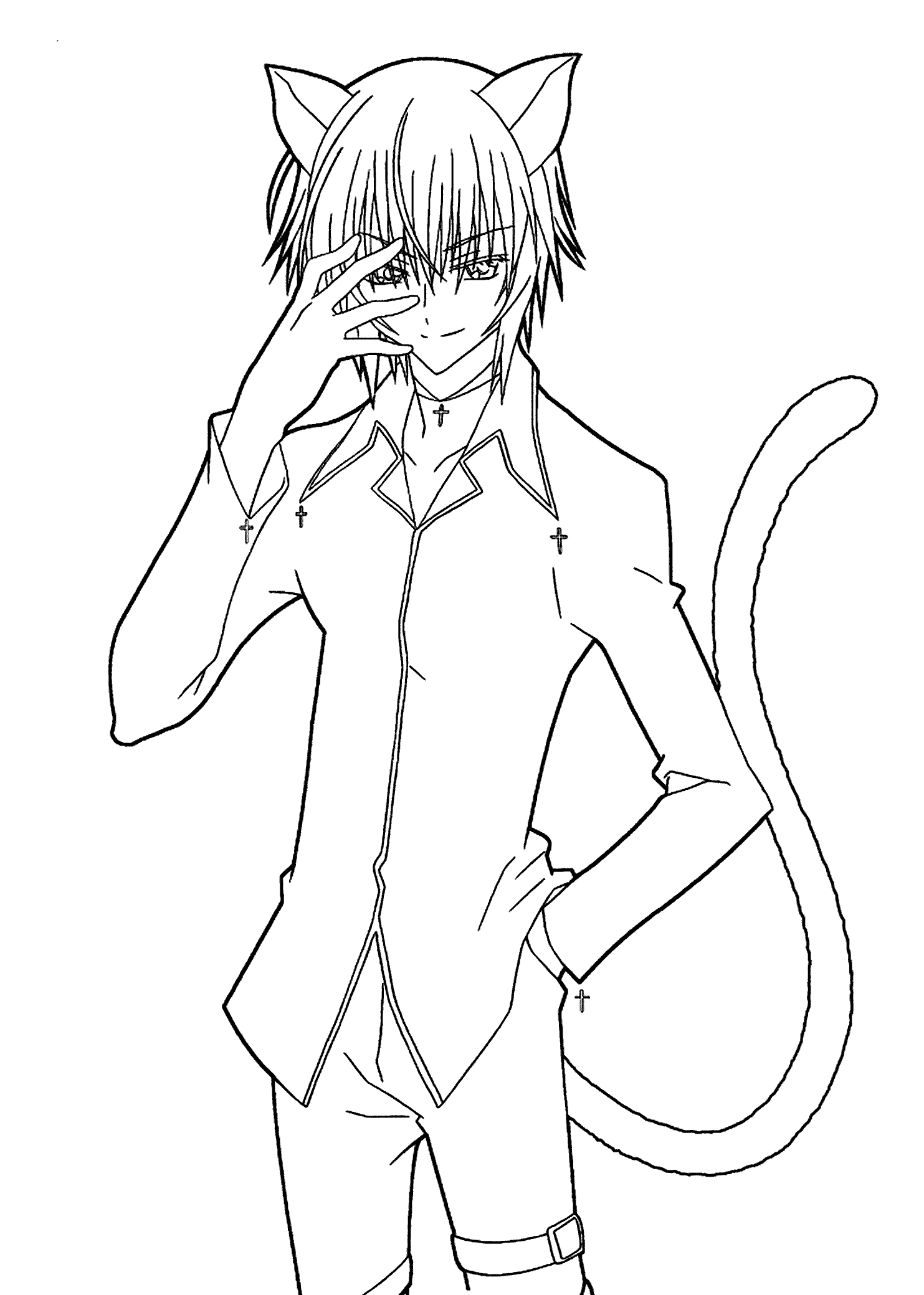 Anime Animals Coloring Pages For Adults - Coloring Home