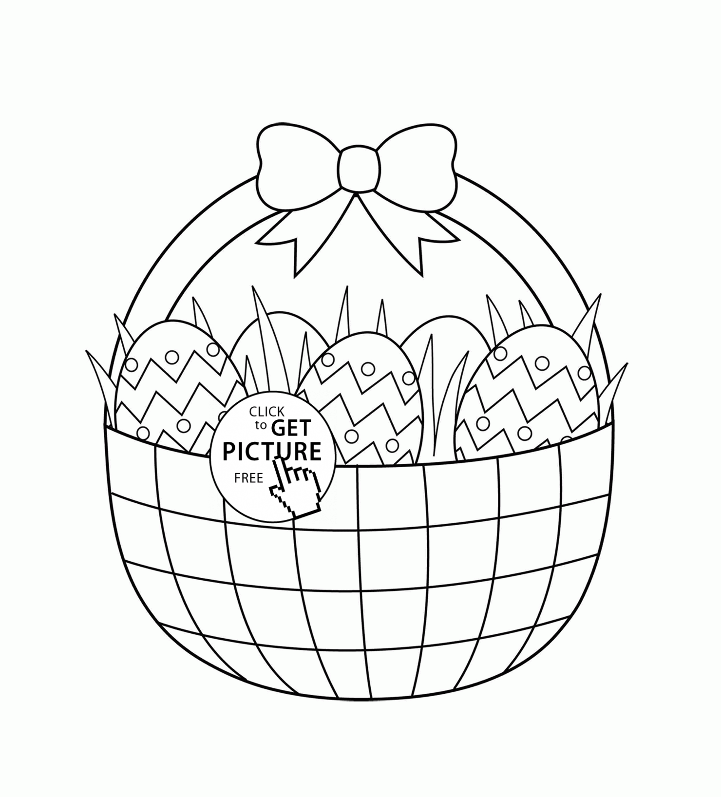 easy free easter coloring pages - Clip Art Library