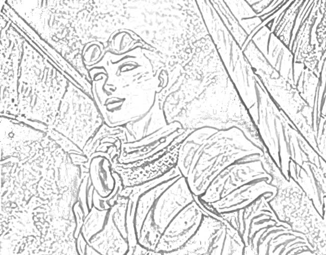 The Holiday Site: Coloring Pages of Magic: The Gathering