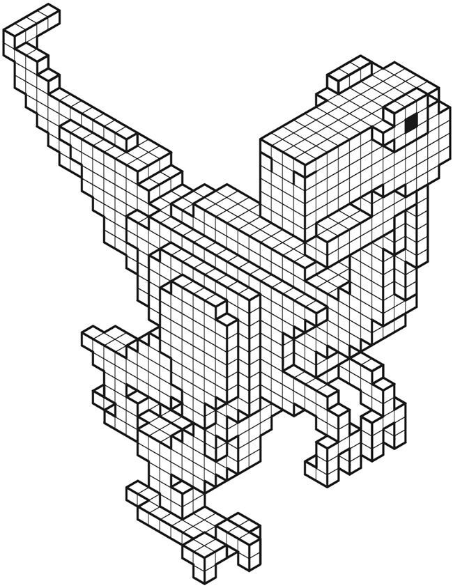Pixel Art Printable Coloring Pages - kulturaupice