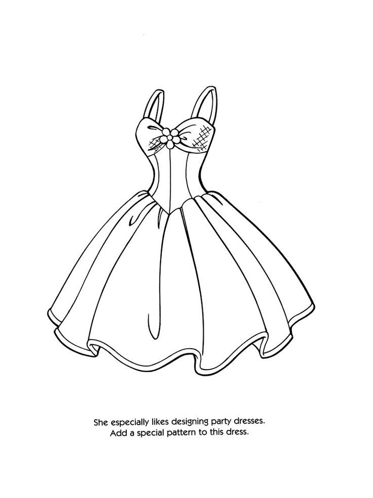 Free Printable Coloring Pages Of Fashion Clothing, Download Free Printable Coloring  Pages Of Fashion Clothing png images, Free ClipArts on Clipart Library