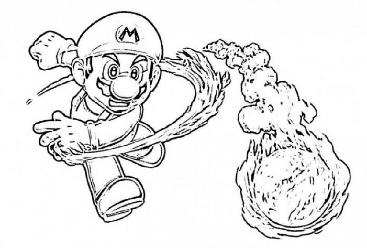 Super Mario Galaxy Coloring Pages - Get Coloring Pages