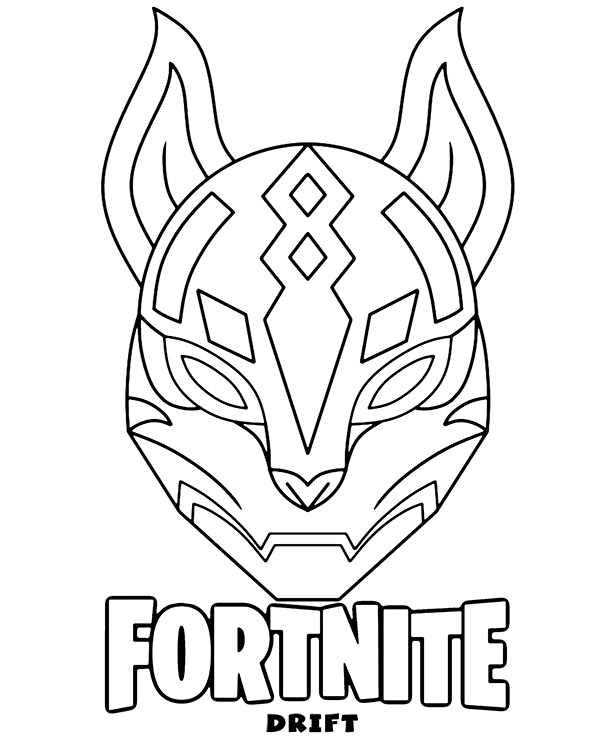 fortnite coloring pages drift