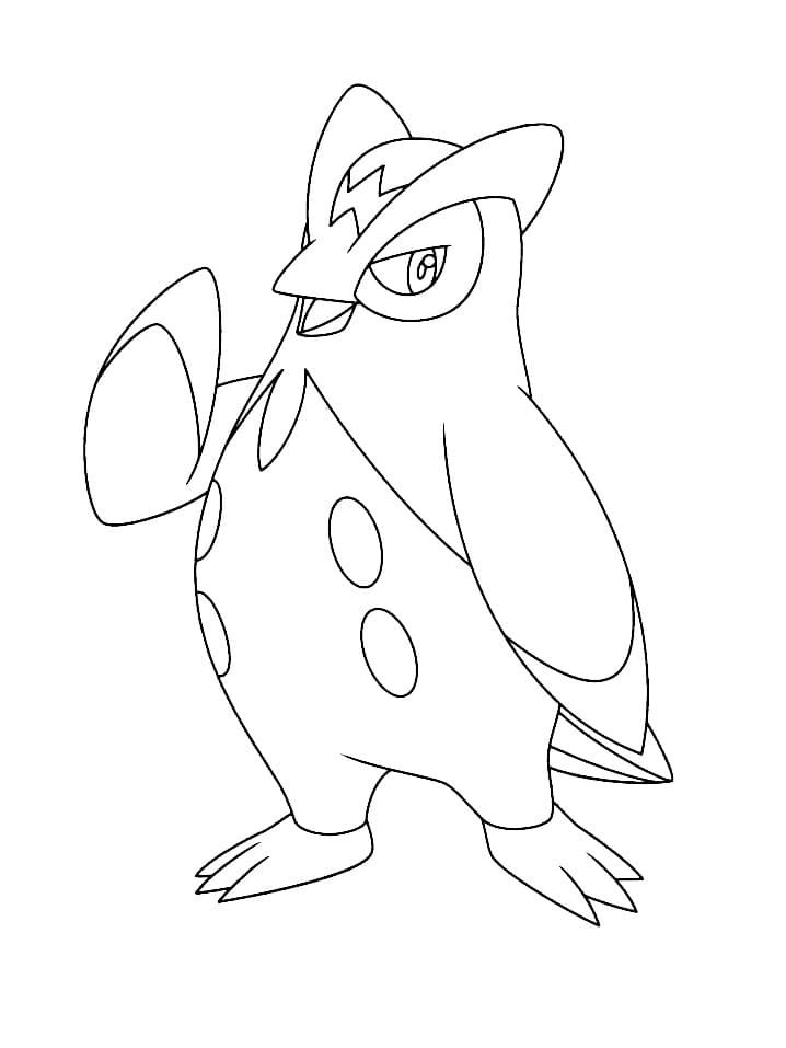Printable Prinplup Pokemon Coloring Page - Free Printable Coloring Pages  for Kids