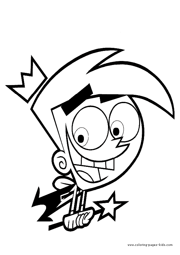 Fairly OddParents color page - Coloring pages for kids - Cartoon ...