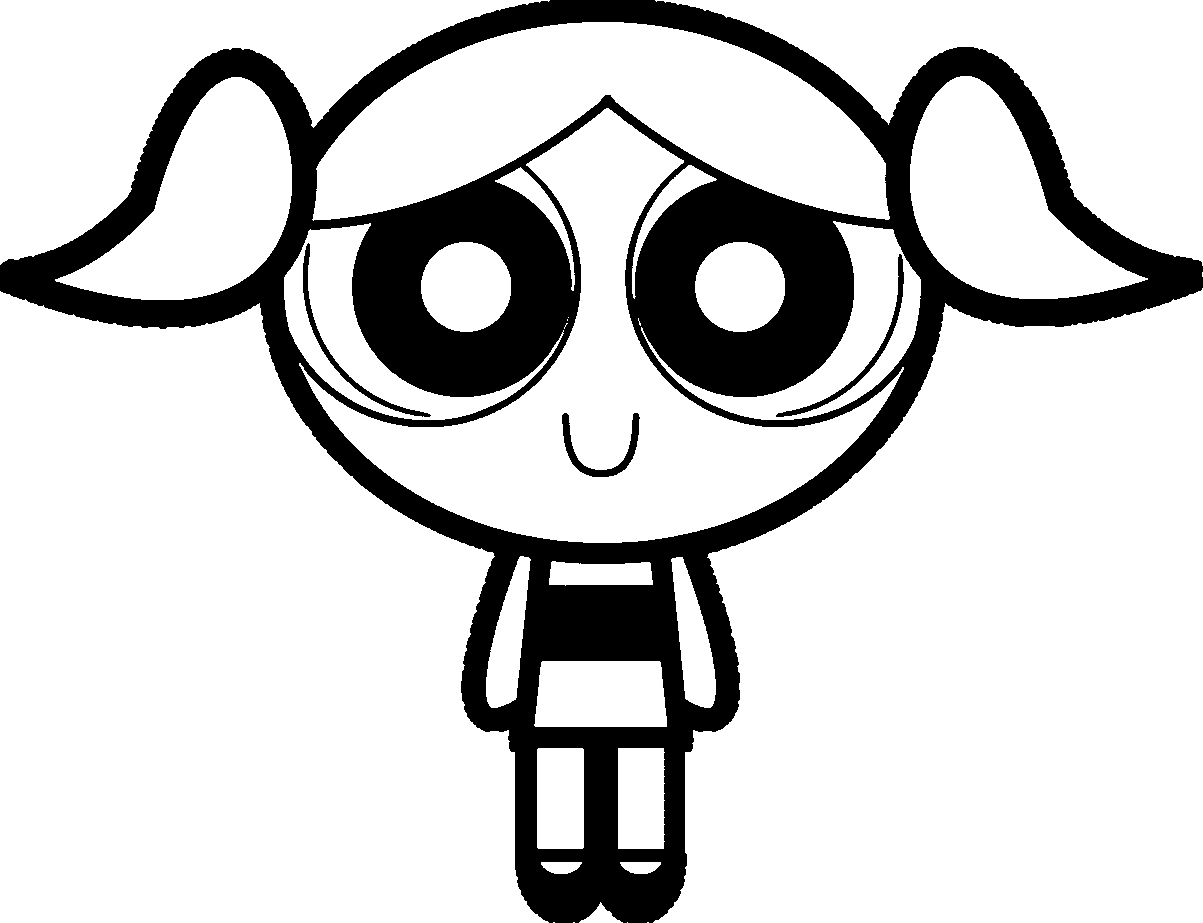 BUBBLES_PPG Coloring Page WeColoringPage | Wecoloringpage