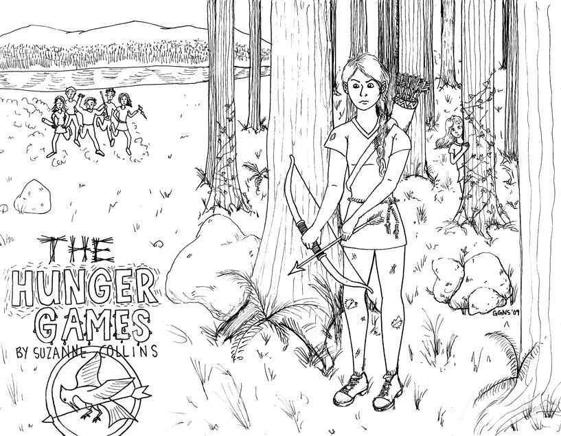 Printable Hunger Games Coloring Pages - Kids Coloring Pages