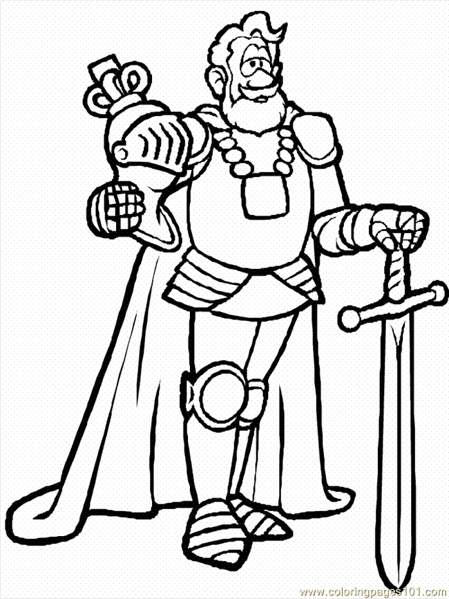 queen and king coloring pages
