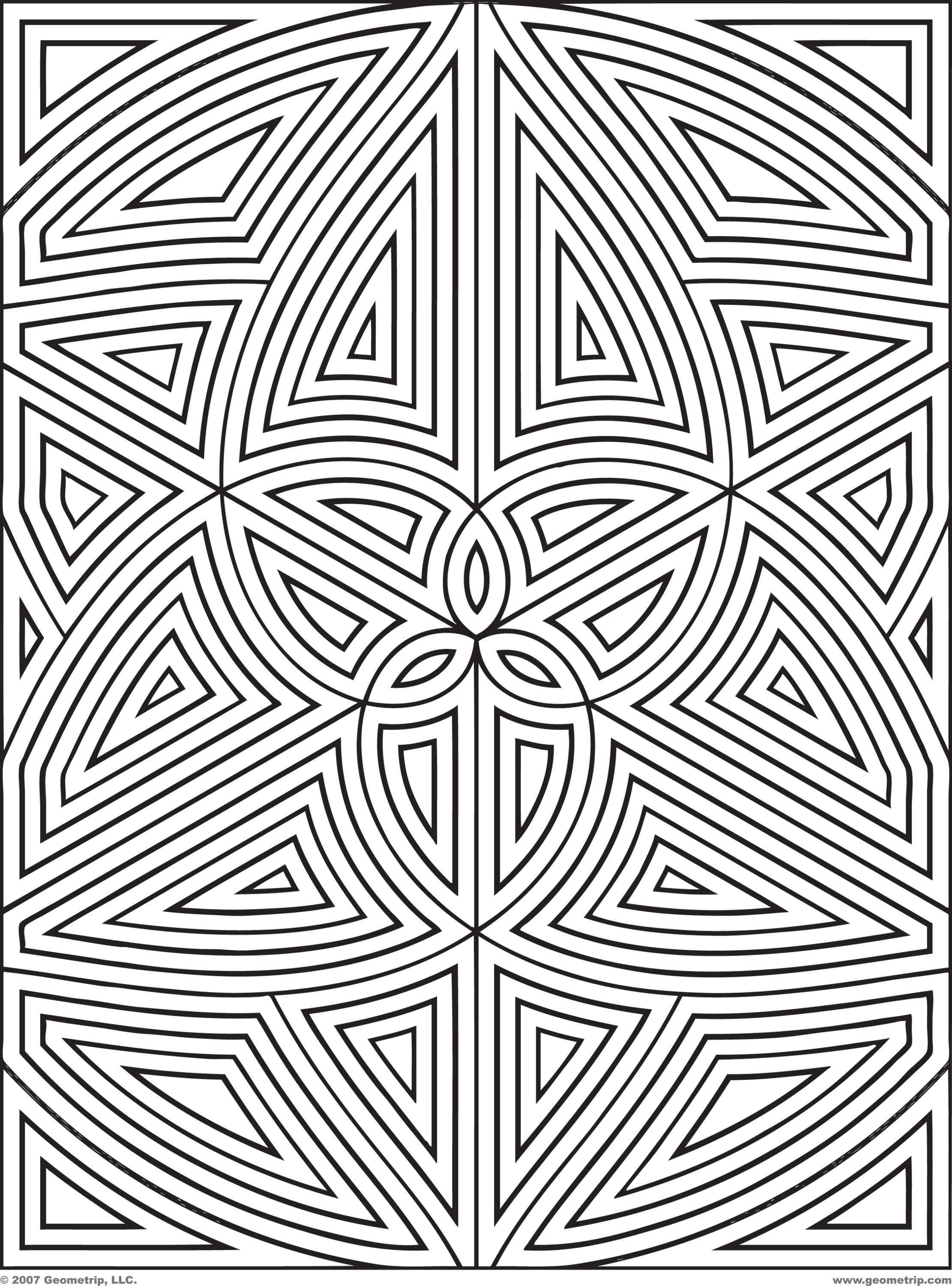 Print Coloring Pages Geometric Patterns Coloring Pages Images ...