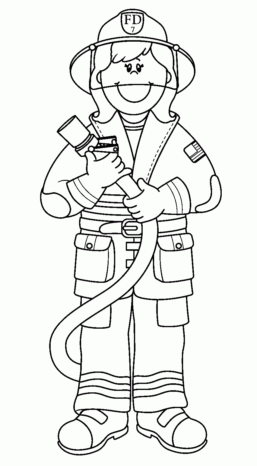 Occupation Coloring Pages - Coloring Home