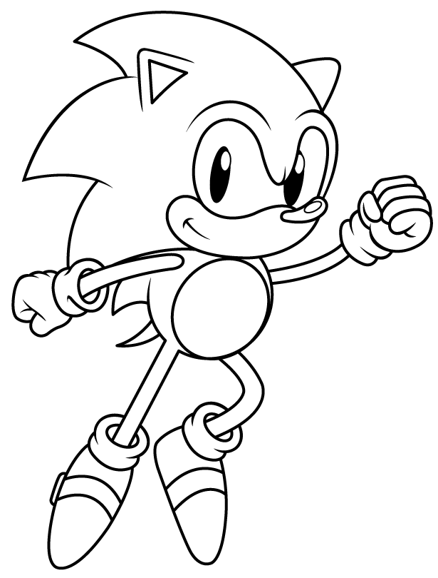 Download Classic Sonic Coloring Pages - Coloring Home