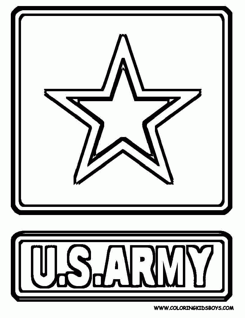 Army - Coloring Pages for Kids and for Adults