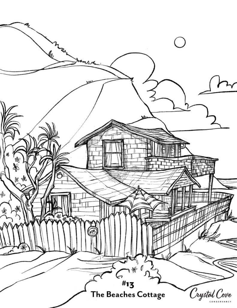 Beach House Coloring Pages   Coloring Home