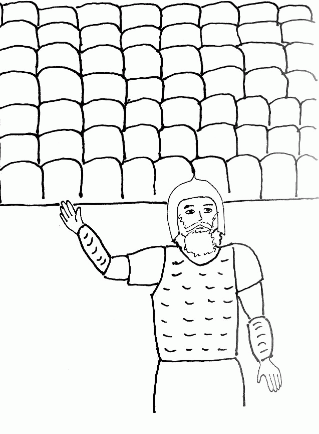 Bible Story Coloring Page for Joshua and the fall of Jericho ...