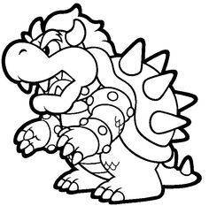 Mario - Coloring Pages for Kids and for Adults